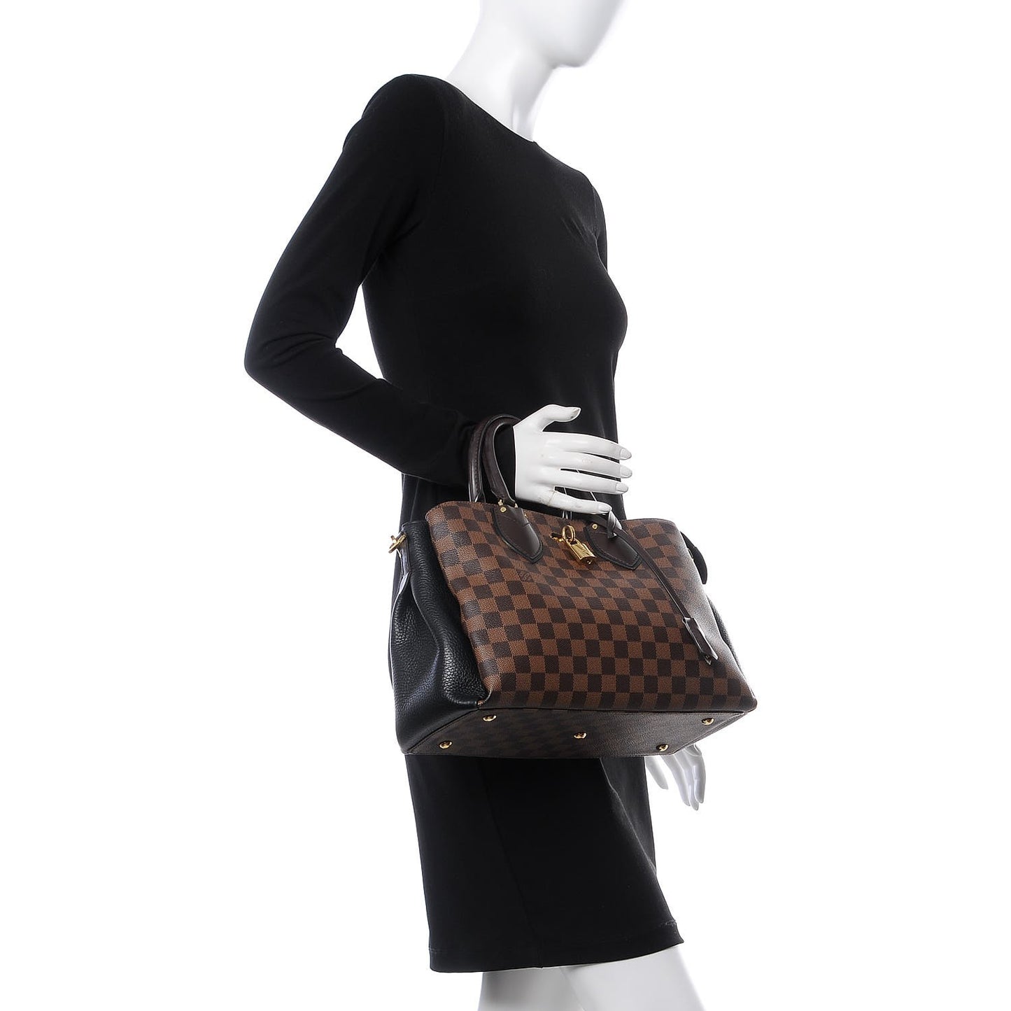 Cuir Taurillon Damier Ebene Normandy Black