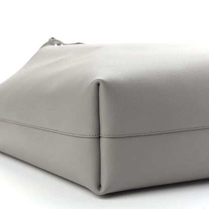Saint Laurent Calfskin Large Shopping Tote Oyster Grey 6 of 11
