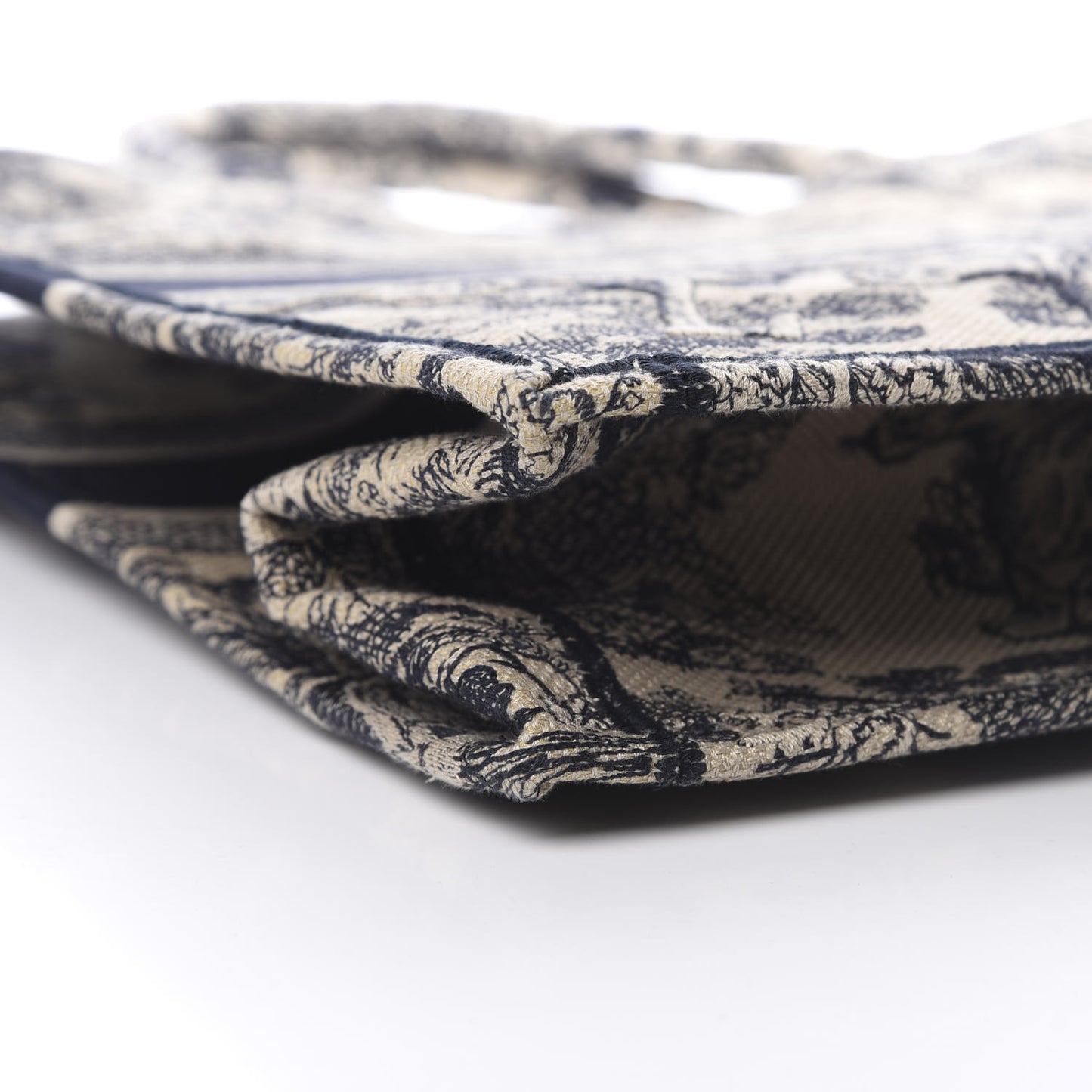 Canvas Embroidered Large Dioriviera Toile De Jouy Book Tote Black