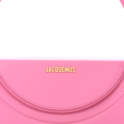 Jacquemus Smooth Calfskin Le Sac Rond Pink 7 of 9
