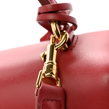 Celine Satinated Calfskin Mini 16 Top Handle Bag Raspberry 14 of 15