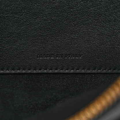 Burberry Calfskin Medium Sonny Bum Bag Black Red 7 of 10