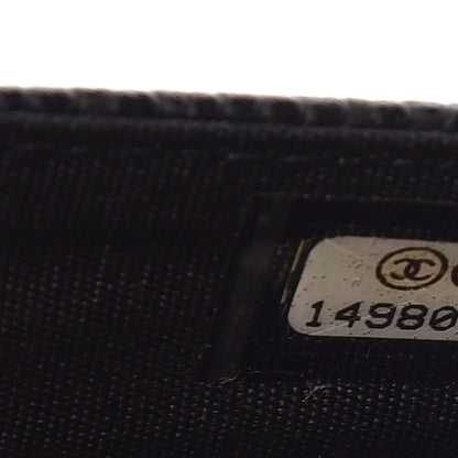 Chanel Caviar Timeless CC Wallet On Chain WOC Black 8 of 8
