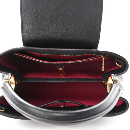 Louis Vuitton Taurillon Capucines PM Black 4 of 10