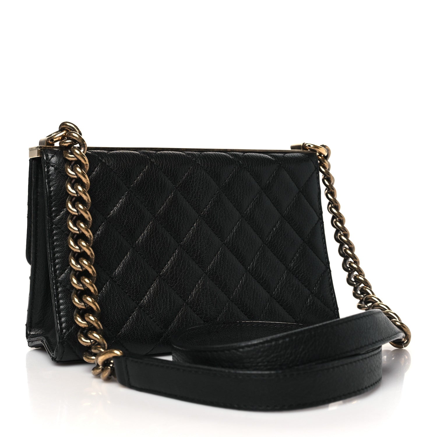 Chanel Goatskin Quilted Rita Flap Black 3 of 11