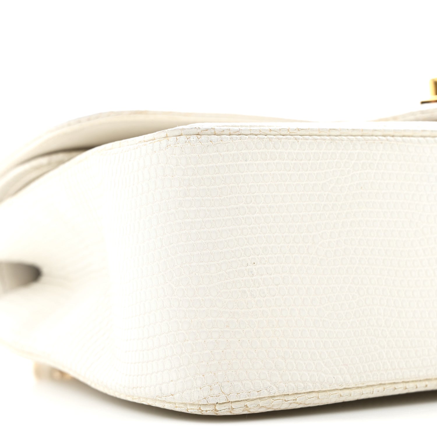 Chanel Lizard Small Double Flap White 19 of 25