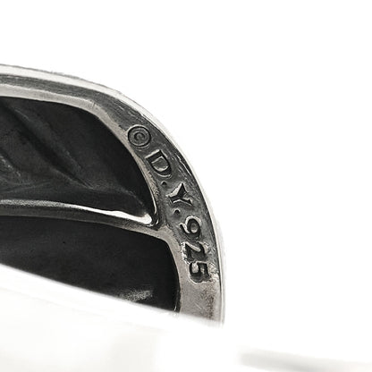 David Yurman Sterling Silver Wide Crossover Cuff Bracelet 3 of 3