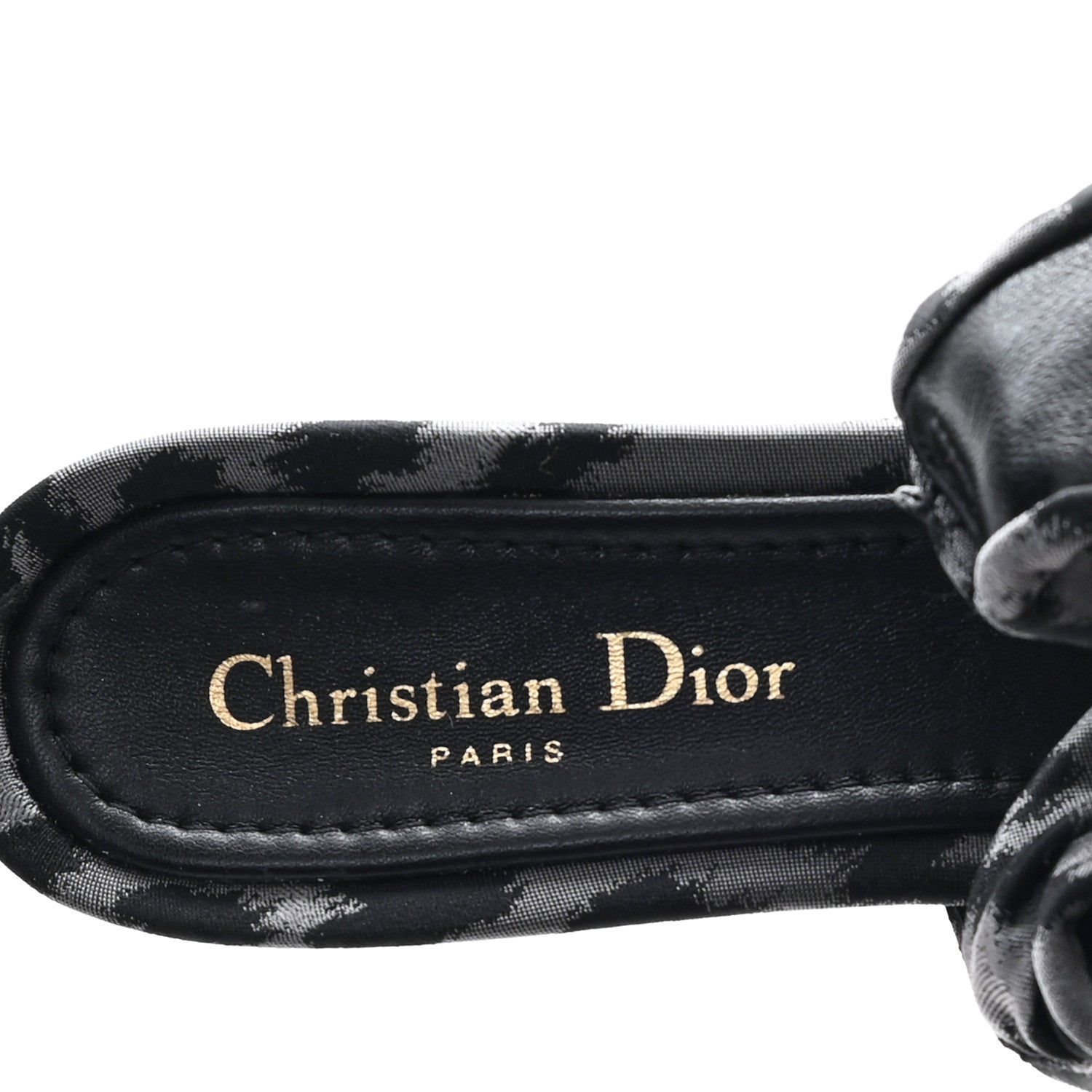 Christian Dior Shiny Nylon Leopard Print Mizza Slingback Pumps 40