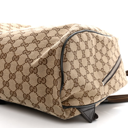 Gucci Monogram Travel Backpack Dark Brown 10 of 10