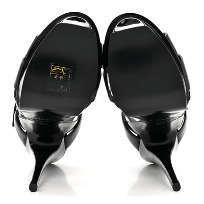 Saint Laurent Patent Tribute 105 Platform Sandals 35.5 Black 5 of 9