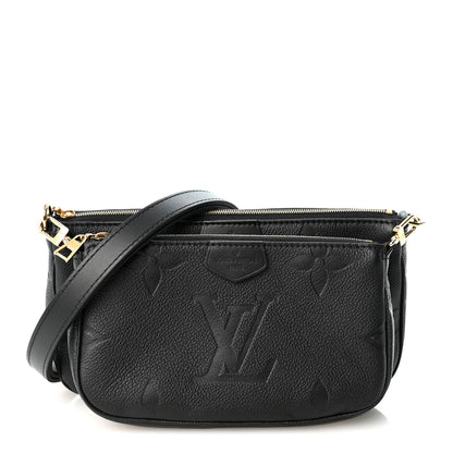 Louis Vuitton Empreinte Monogram Giant Multi Pochette Accessories Black 1 of 10