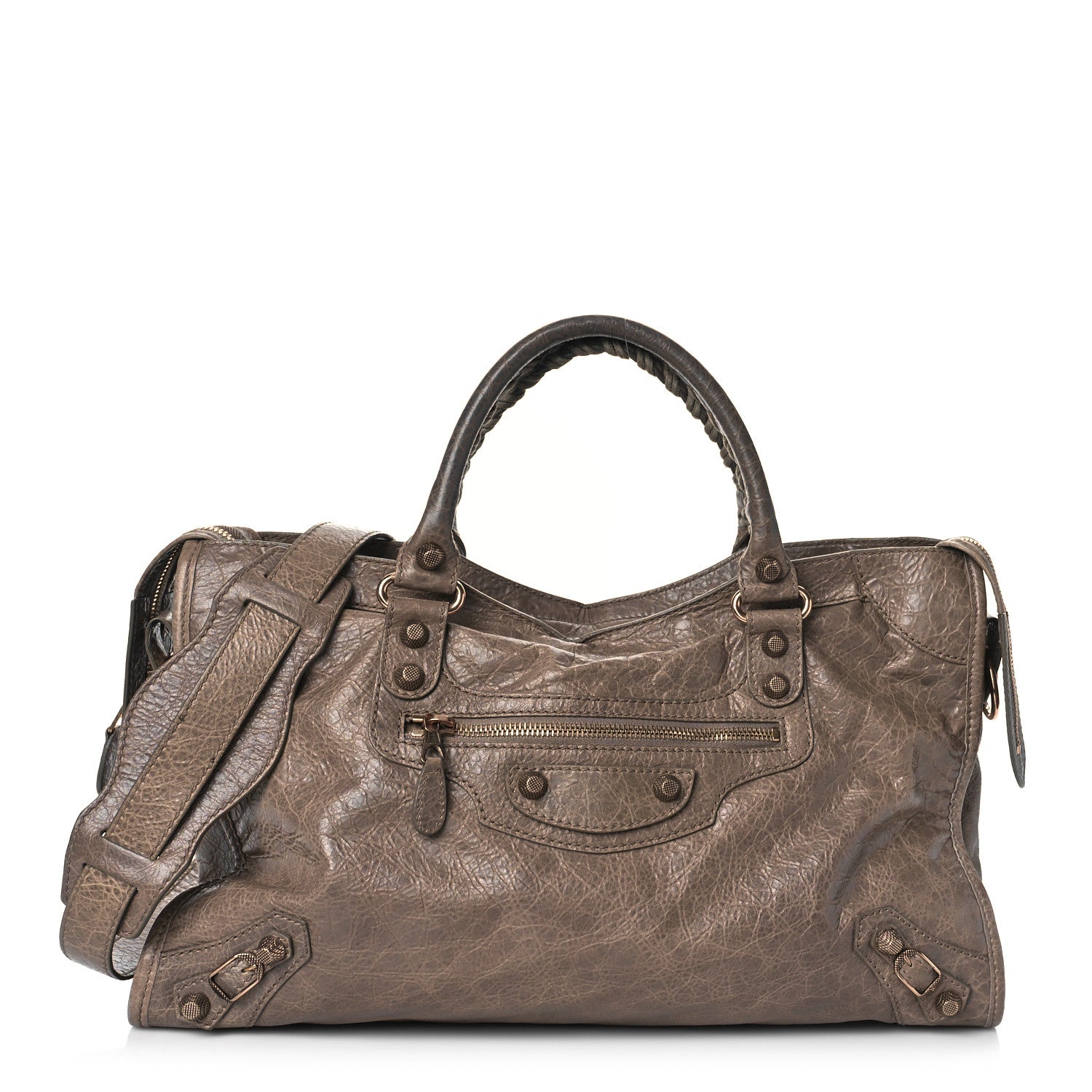 Balenciaga Agneau Giant 12 Rose Gold Hardware City Gris Poivre 1 of 11