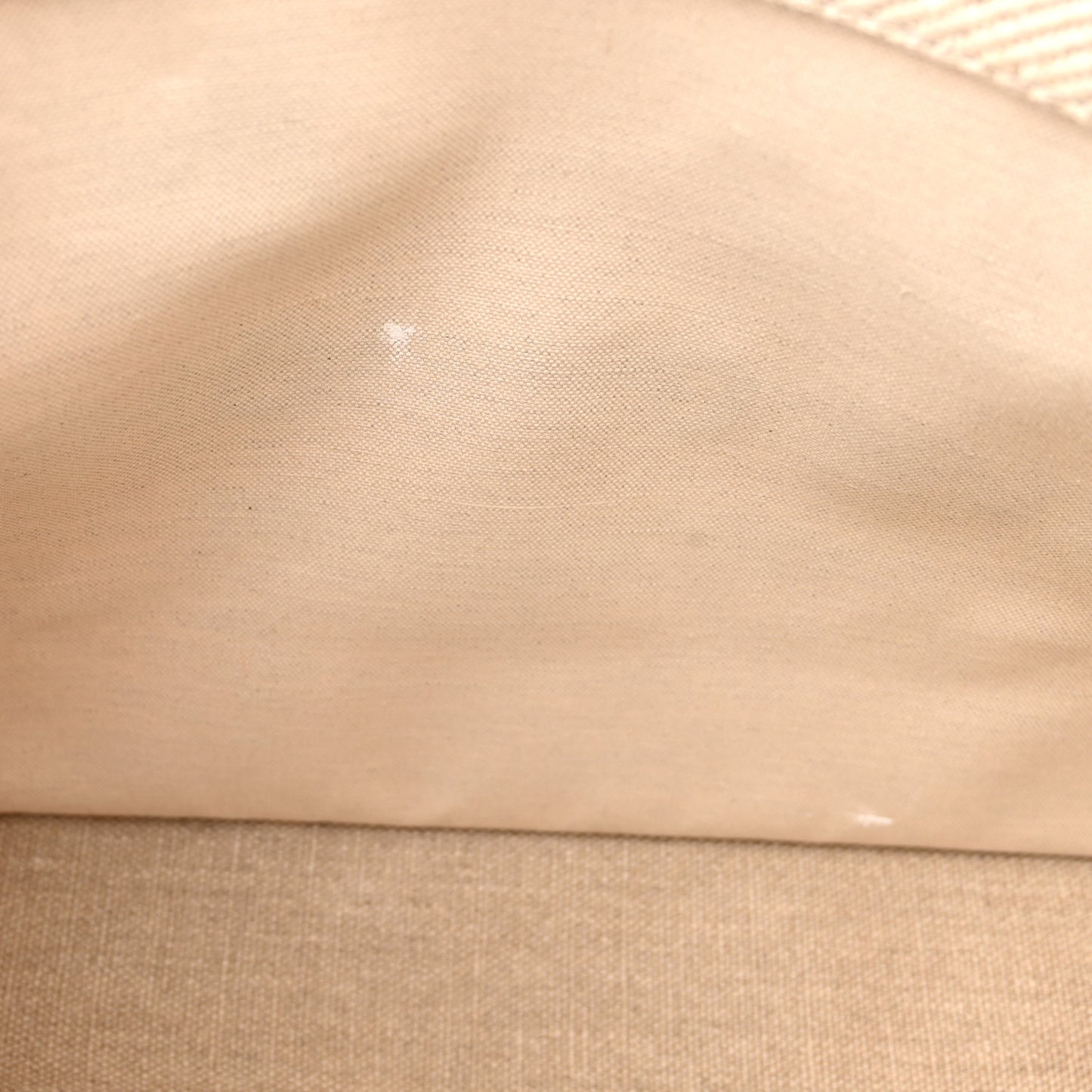 Linen Calfskin Small Rive Gauche Tote Beige Sea Salt