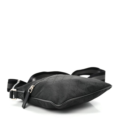 Gucci Nylon Monogram Mini Flat Messenger Bag Black 4 of 10
