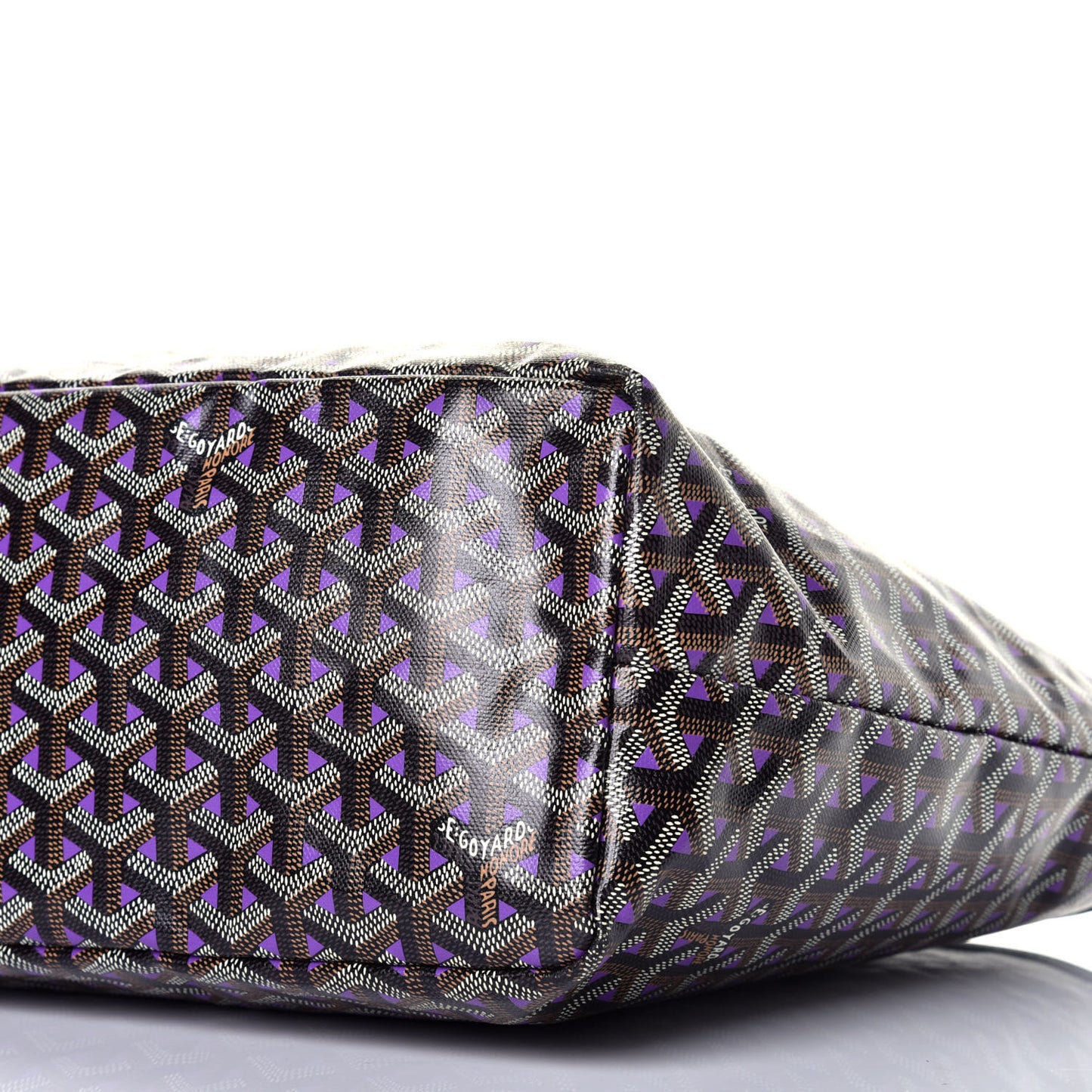 Goyardine Saint Louis Claire Voie PM Black Violet