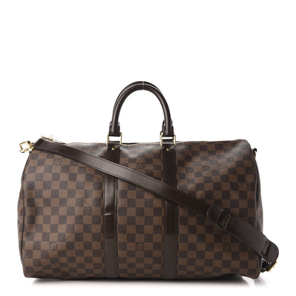 Louis Vuitton Damier Ebene Keepall Bandouliere 45 1 of 12