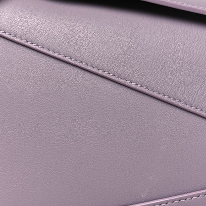 Loewe Soft Grained Calfskin Small Puzzle Edge Bag Pale Aubergine Glaze 7 of 10