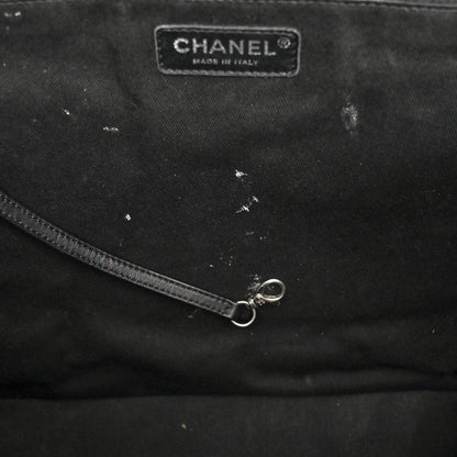 Chanel Grained Calfskin Large Coco Eyelets Shopping Tote Black 13 of 13