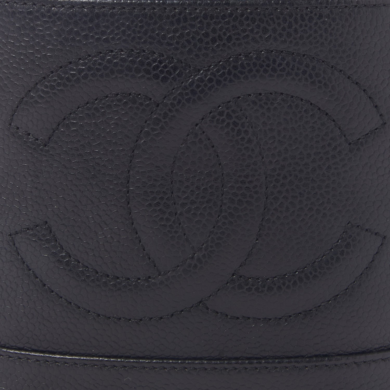 Chanel Caviar Vanity Cosmetic Case Black 7 of 9
