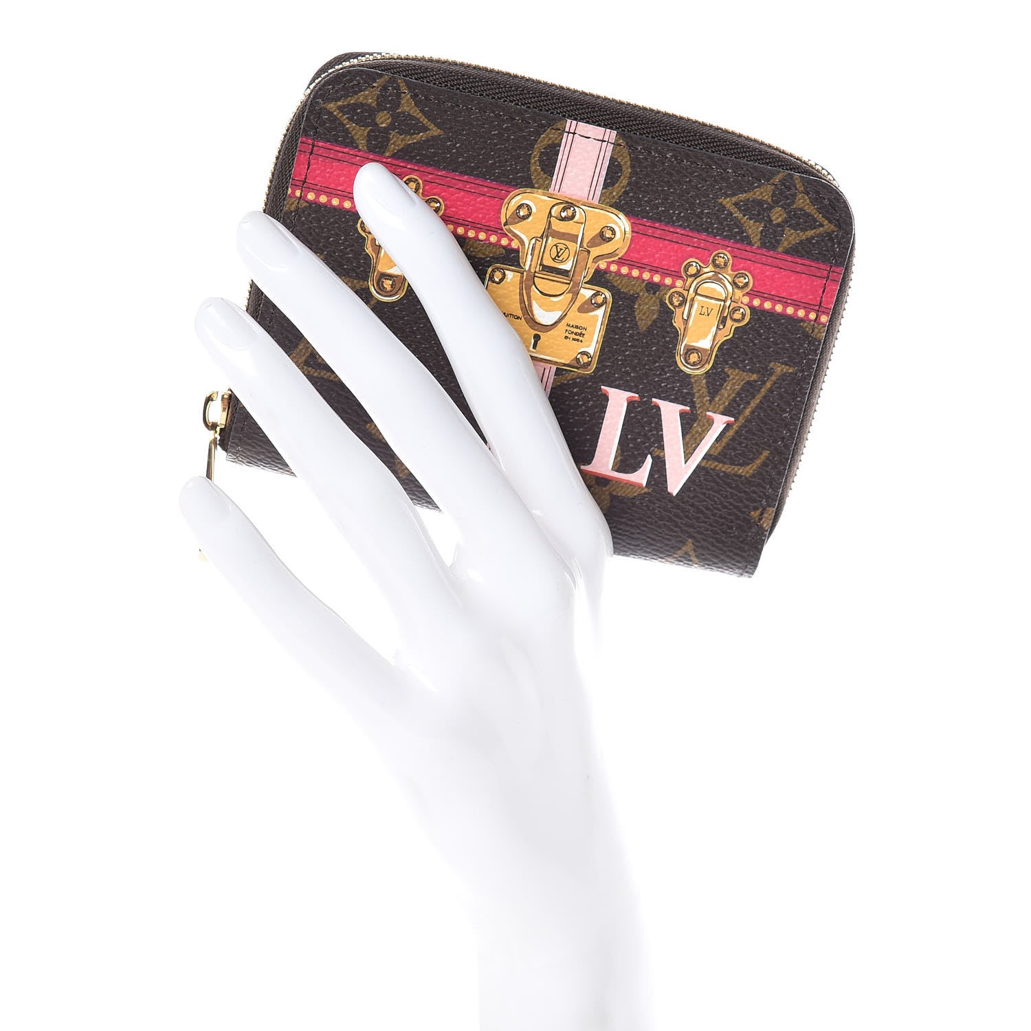 Louis Vuitton Monogram Summer Trunks Zippy Coin Purse 2 of 8