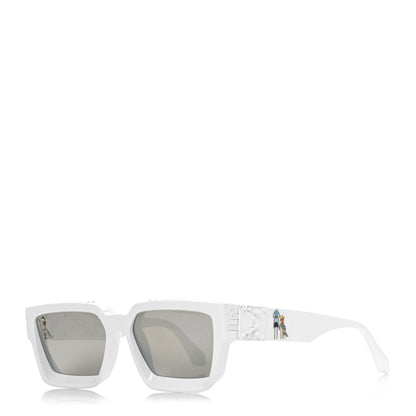 Louis Vuitton Acetate 1.1 Millionaires Z1440E Sunglasses White 1 of 8