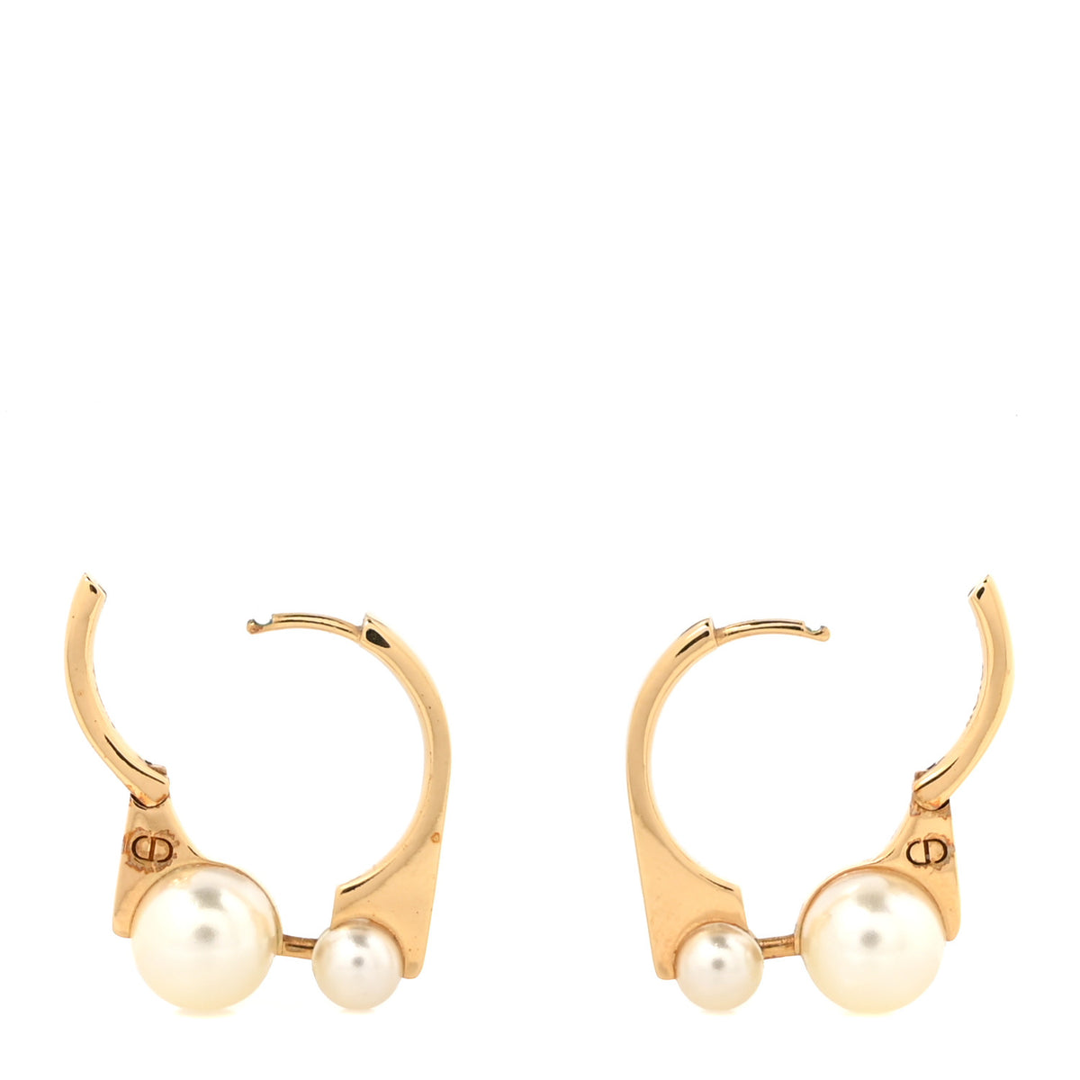 Metal Pearl Small Tribal New Look Earrings Gold