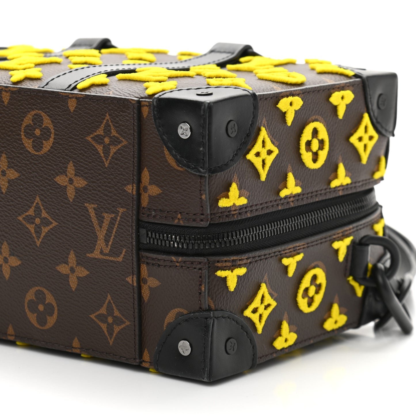 Monogram Tuffetage Speedy Trunk Jaune