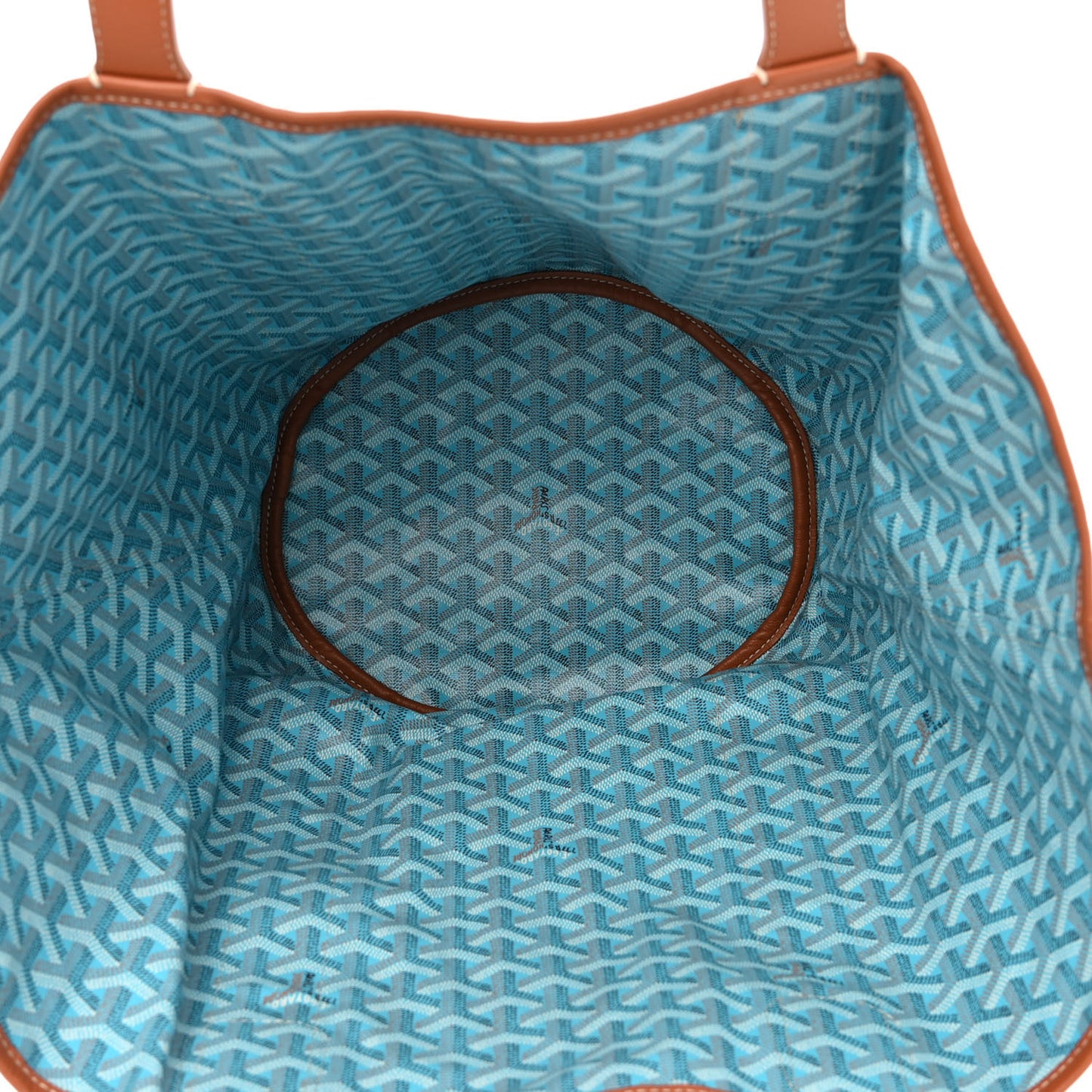 Goyardine Reversible Belharra Light Blue