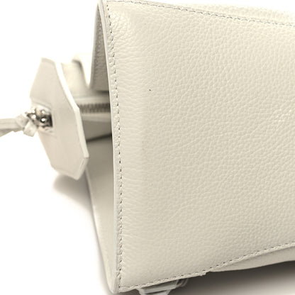 Balenciaga Grained Calfskin Neo Classic Silver Hardware S City White 12 of 12