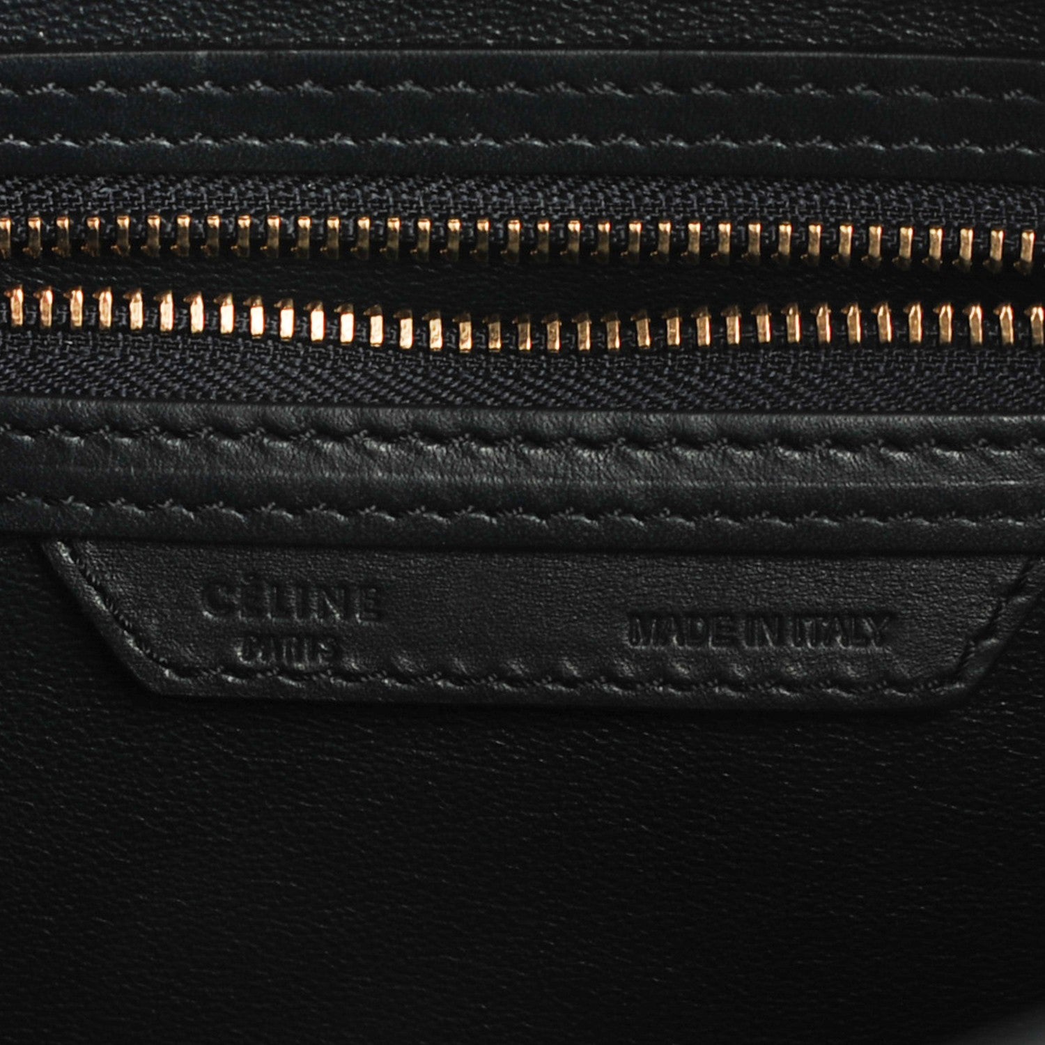 Celine Smooth Calfskin Micro Luggage Navy Blue 6 of 8