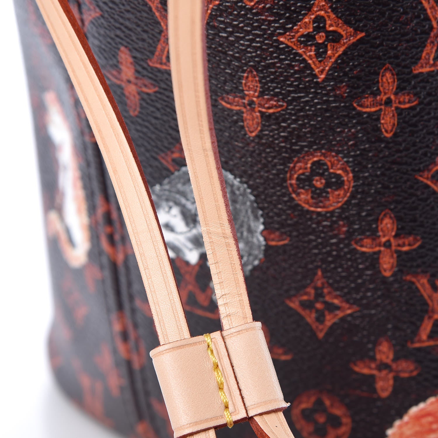 Louis Vuitton Catogram Neverfull MM Marron 13 of 14
