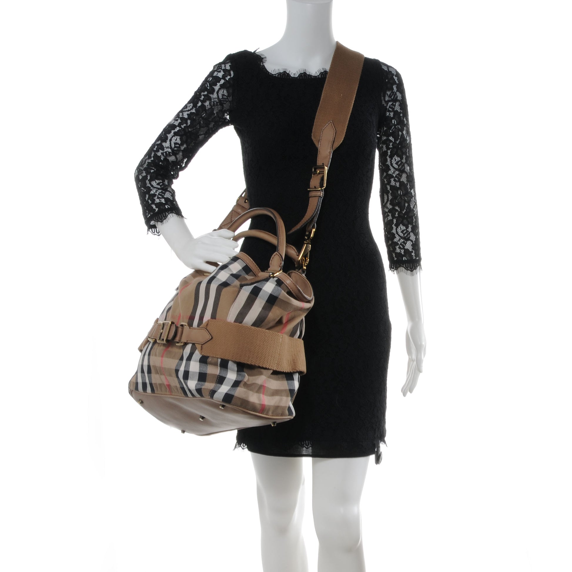 Burberry House Check Sheldon Tote 2 of 12