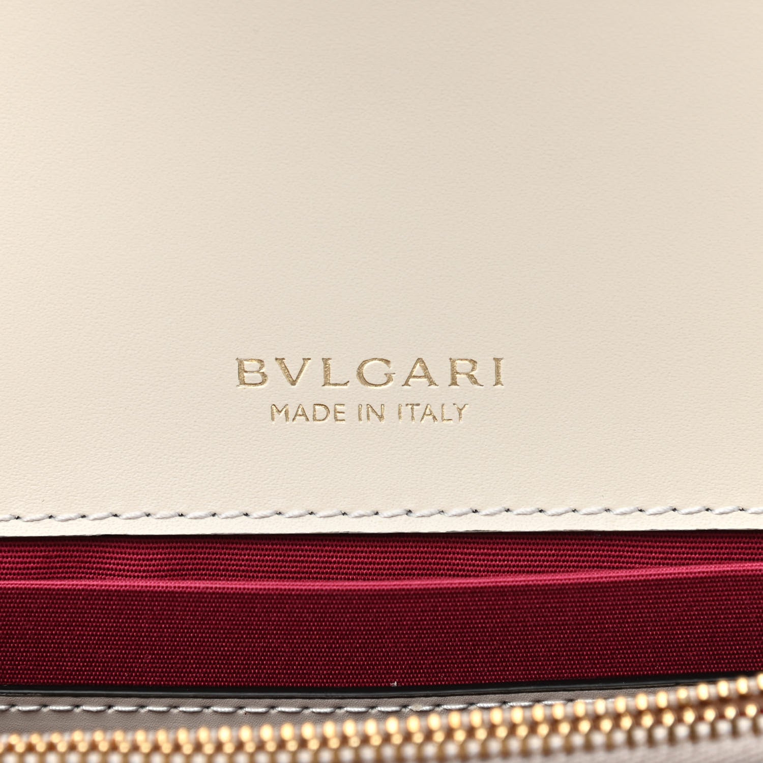Bulgari Calfskin Serpenti Forever Small Crossbody Bag White Agate 6 of 9