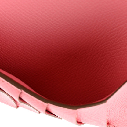 Hermes Epsom Medium Kelly Wallet Rose Confetti 7 of 9