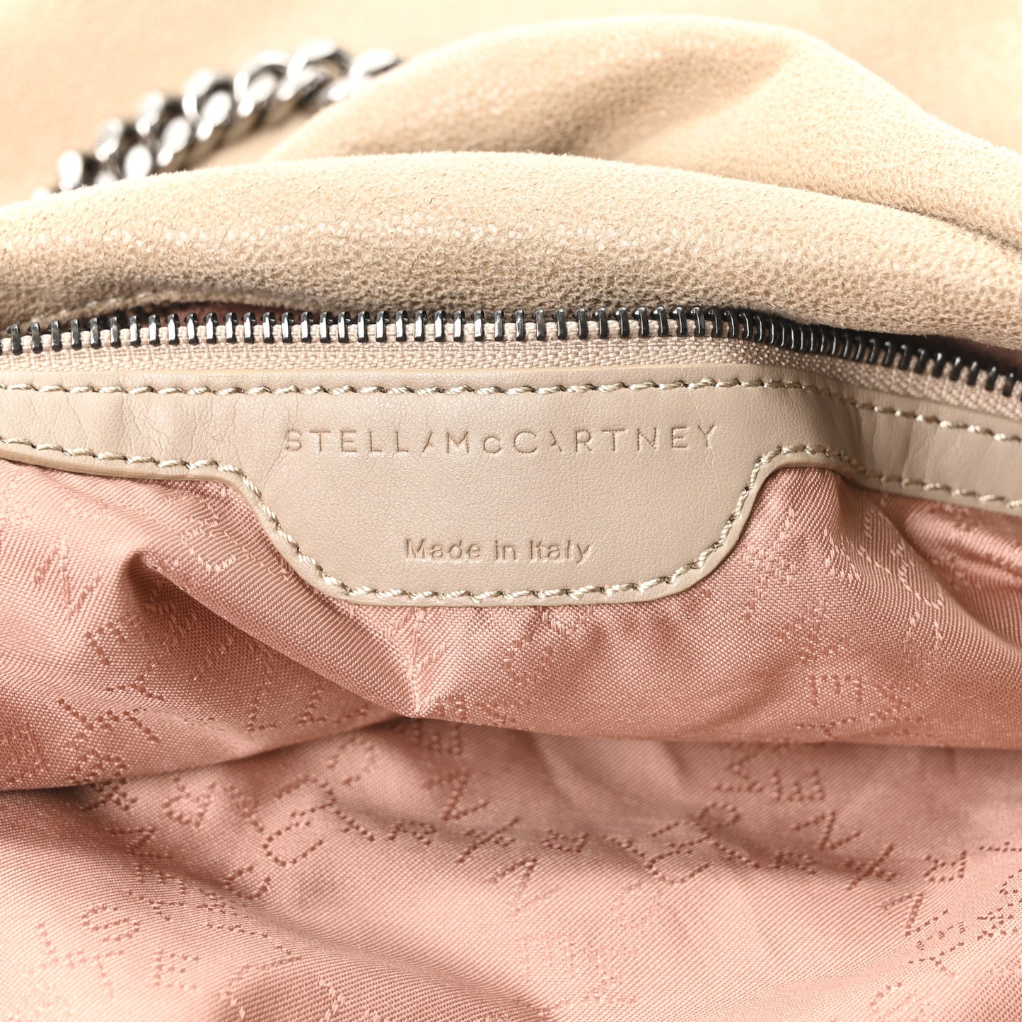 Shaggy Deer Falabella Fold Over Tote Taupe