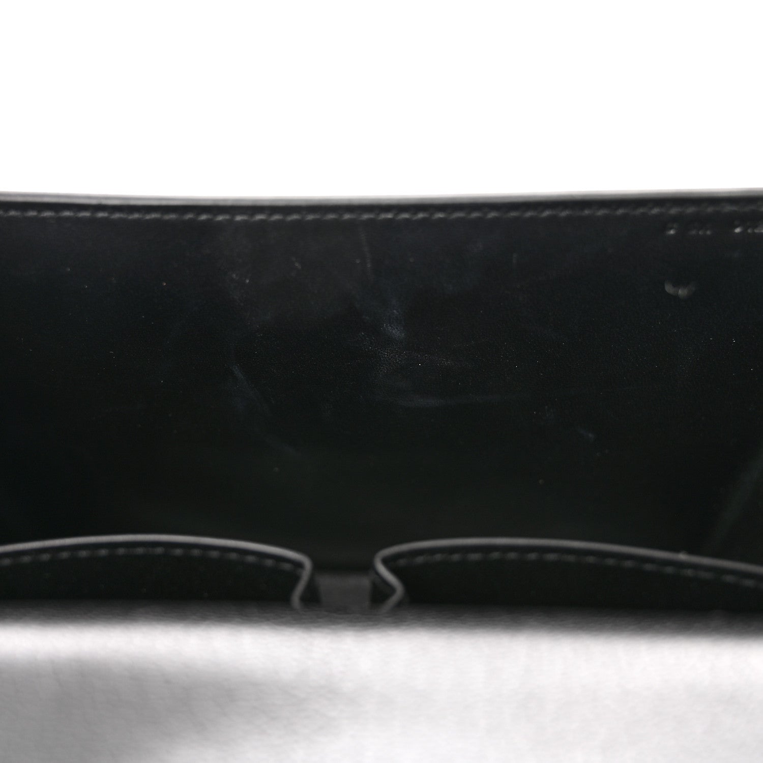 Hermes Chevre Chamkila Cinhetic Boxy Top Handle Bag Black 11 of 15