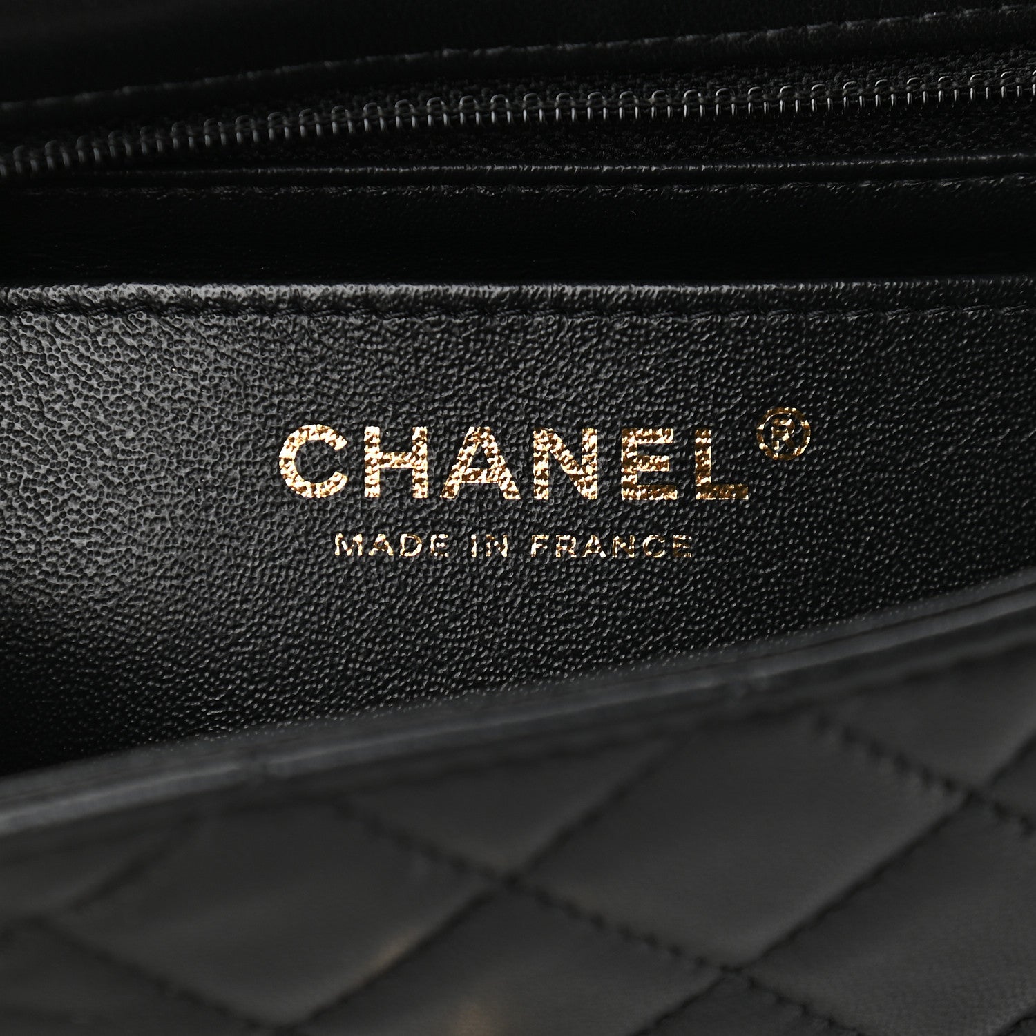 Chanel Lambskin Quilted Mini Rectangular Flap Black 6 of 10