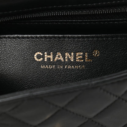 Chanel Lambskin Quilted Mini Rectangular Flap Black 6 of 10