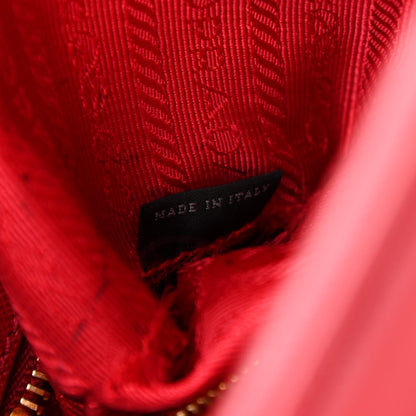 Prada Saffiano Lux Bowler Fuoco 7 of 17