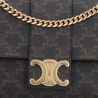 Celine Triomphe Canvas Medium Victoire Tan 8 of 10