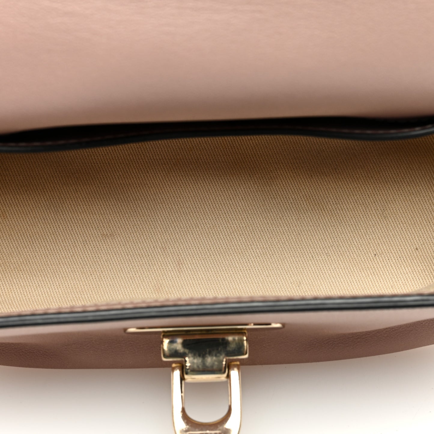Calfskin Mini Rockstud Crossbody Bag Poudre