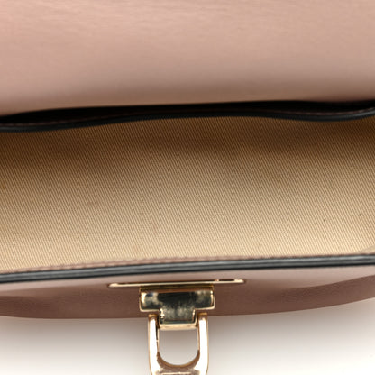 Valentino Garavani Calfskin Mini Rockstud Crossbody Bag Poudre 5 of 10