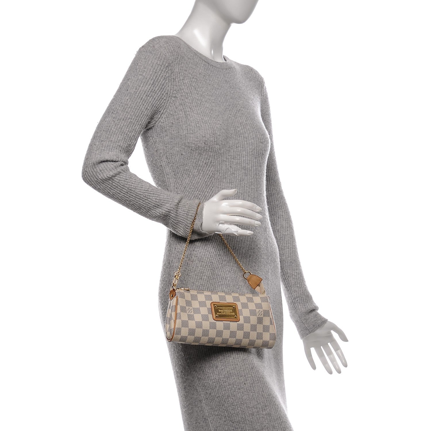 Louis Vuitton Damier Azur Eva Clutch 2 of 6