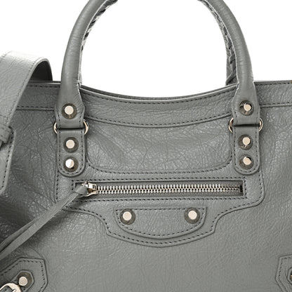 Balenciaga Agneau Classic Silver Hardware S City Gris Haussmannien 9 of 12