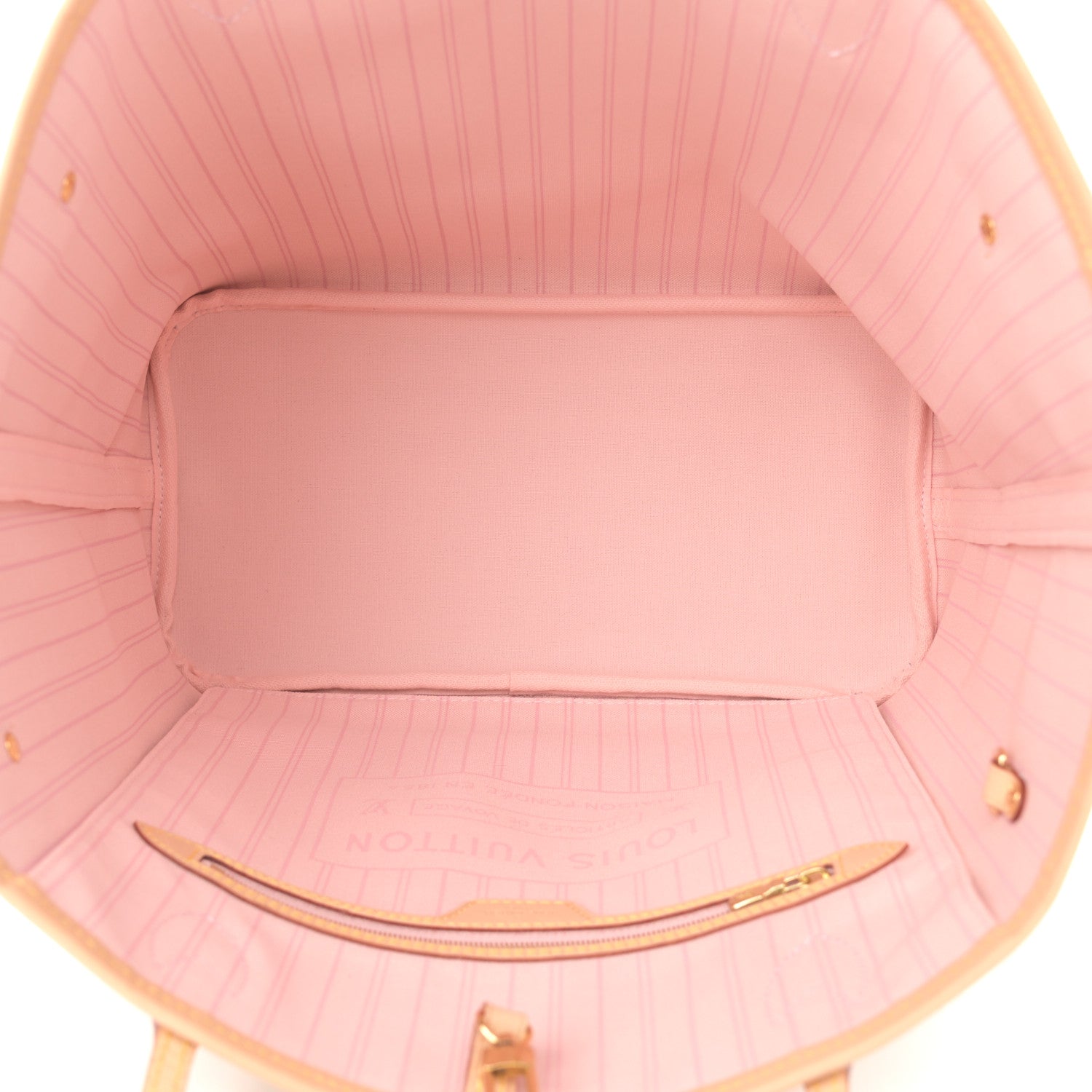 Louis Vuitton Damier Azur Neo Neverfull MM Rose Ballerine 6 of 10
