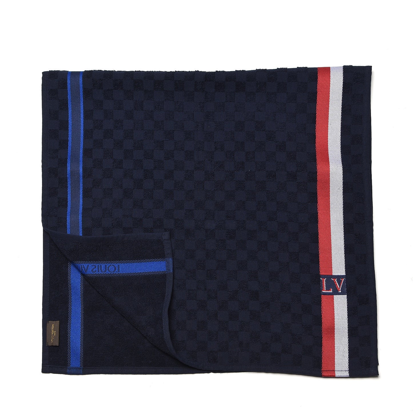 Cotton Damier Cobalt Latitude America's Cup Gym Set Blue Marine