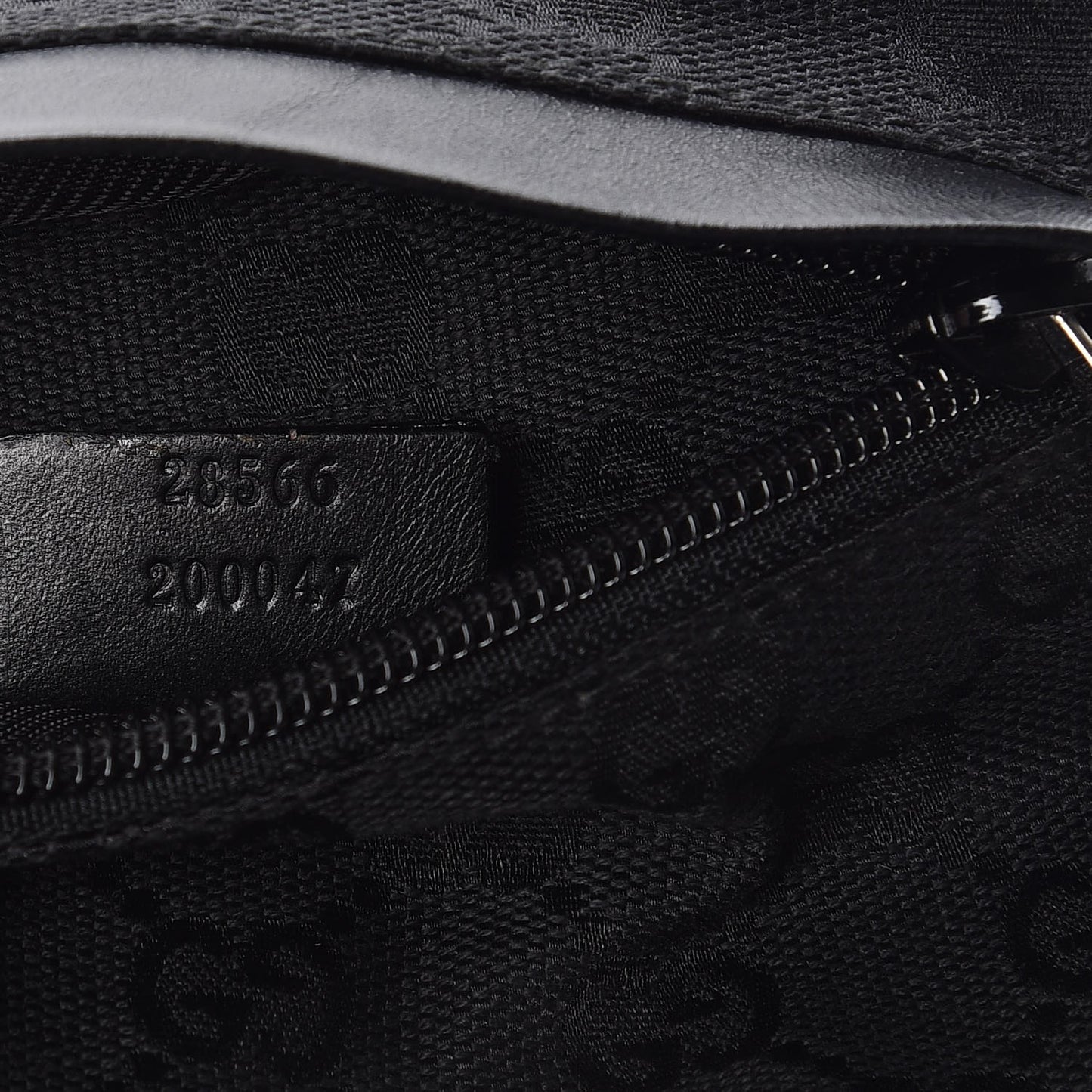 GG Monogram Double Pocket Belt Bag Black