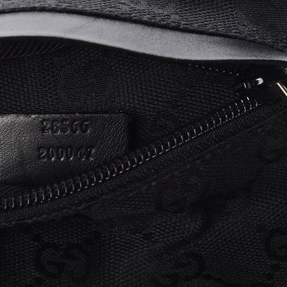Gucci GG Monogram Double Pocket Belt Bag Black 9 of 10