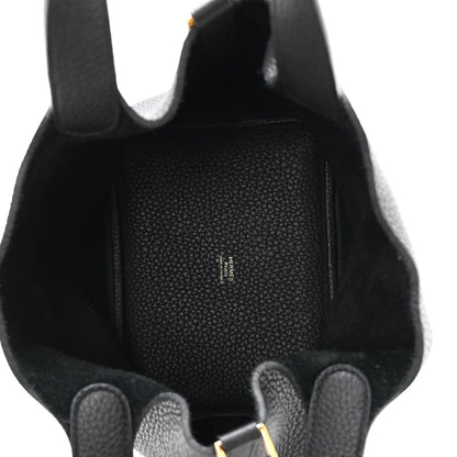 Hermes Taurillon Clemence Picotin Lock 18 PM Black 5 of 12