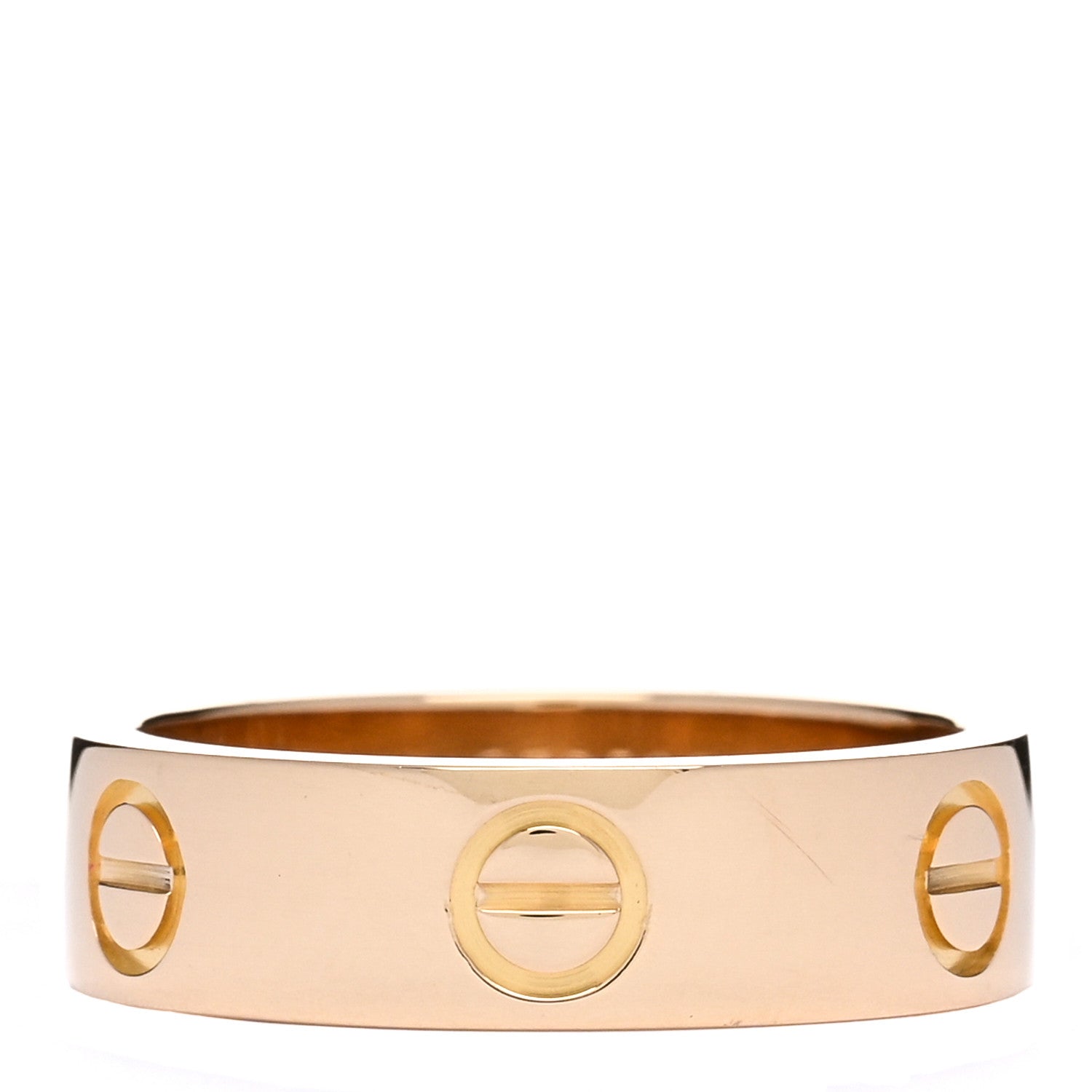 Cartier 18K Yellow Gold 5.5mm LOVE Ring 53 6.25 1 of 6